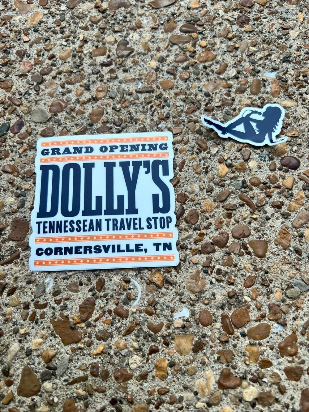 Dolly Parton Dolly’s Tennessean Travel Stop Set of 2 Stickers